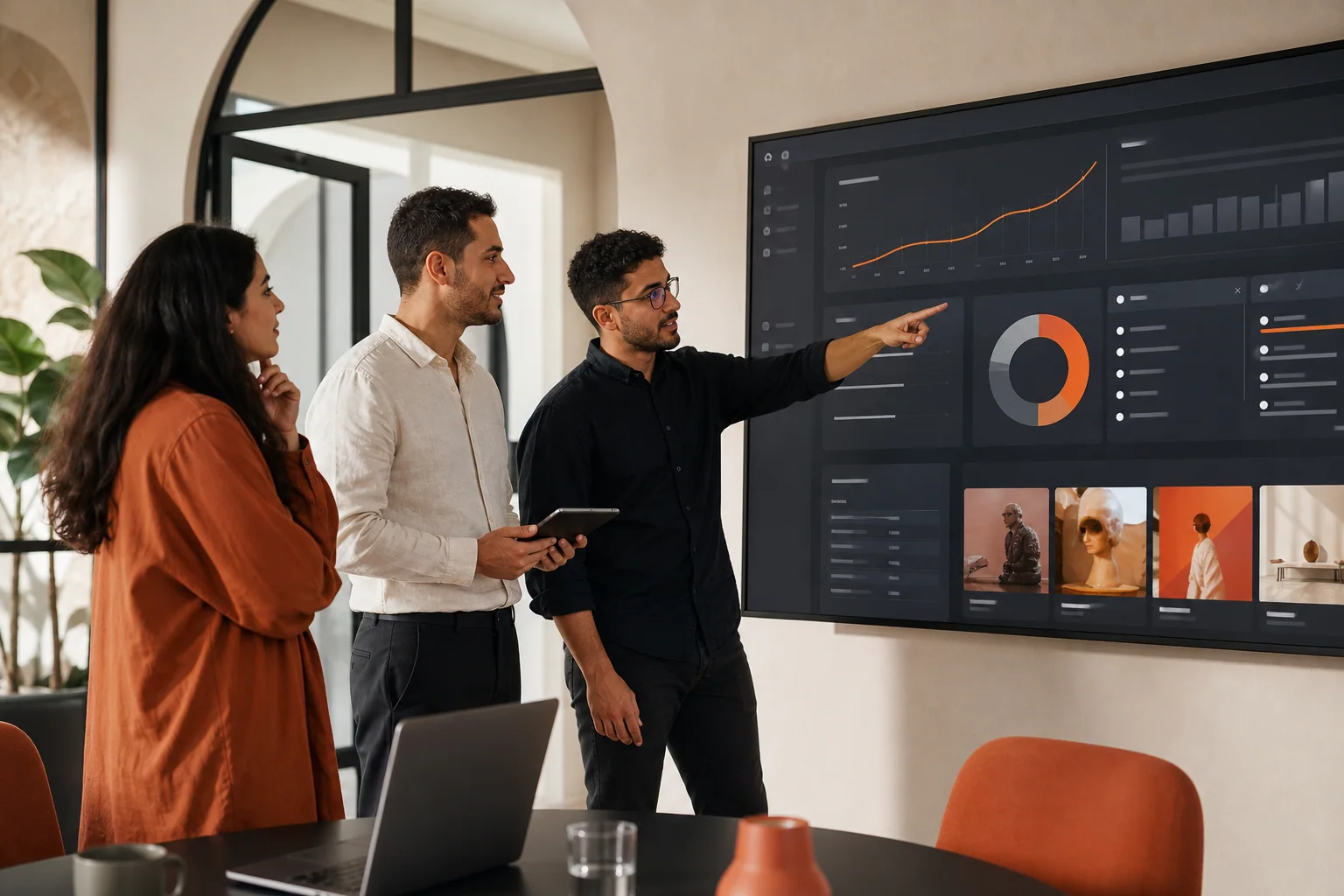 Agence Meta Ads analysant le ROAS et les performances de campagne